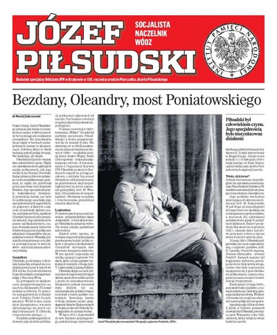 Józef Piłsudski – socjalista, naczelnik, wódz – „Dziennik Polski”, 5 grudnia 2017