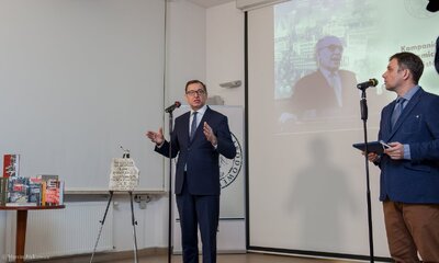 Prezentacja działań edukacyjnych IPN dot. Marca 1968 – Warszawa, 7 marca 2018. Fot. Marcin Jurkiewicz (IPN)