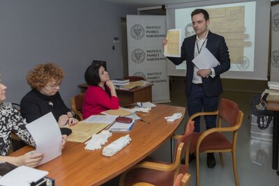 Warsztaty dla nauczycieli w Archiwum IPN, 16 marca 2018 r. Fot. Katarzyna Adamów (IPN)