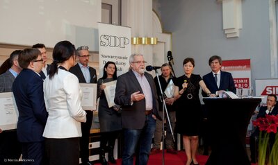 Gala Nagród Stowarzyszenia Dziennikarzy Polskich – Warszawa, 21 marca 2018. Fot. Marcin Jurkiewicz (IPN) #5