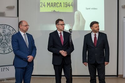 Prezentacja spotu i inicjatyw edukacyjnych IPN – 23 marca 2018. Fot. Marcin Jurkiewicz (IPN)