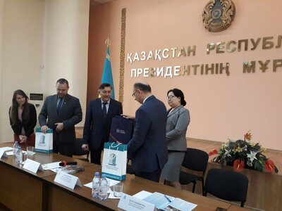 Wizyta w Archiwum Prezydenta Republiki Kazachstanu w Ałmaty. Fot. Katarzyna Ratajczak-Sowa (IPN)