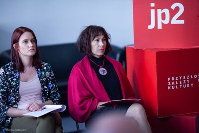 Konferencja prasowa w Centrum Myśli Jana Pawła II – 15 maja 2018. Fot. Marcin Jurkiewicz (IPN)