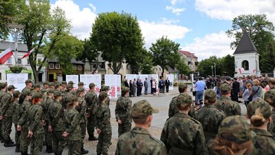 Otwarcie wystawy „Ojcowie Niepodległości” w Węgrowie – 21 maja 2018. Fot. Jan Dubiel (IPN)