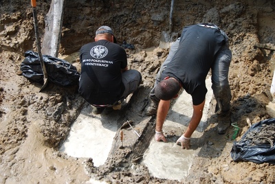 Prace ekshumacyjne na kieleckiej „Łączce” – 5 czerwca 2018
