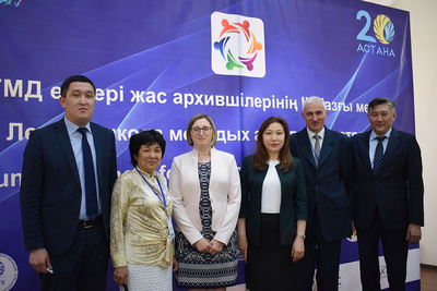 Spotkanie przedstawicieli IPN z zastępcą przewodniczącego administracji regionu południowego Kazachstanu Ulasbekiem Sadibekowem.