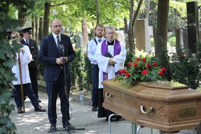 Uroczystości pogrzebowe Michała Skrobacza – Kraków 20 sierpnia 2018