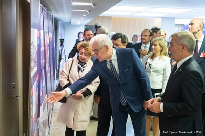 Otwarcie wystawy IPN „Żegota” Rada Pomocy Żydom w Sejmie Republiki Litewskiej, Wilno 13 września 2018 r.