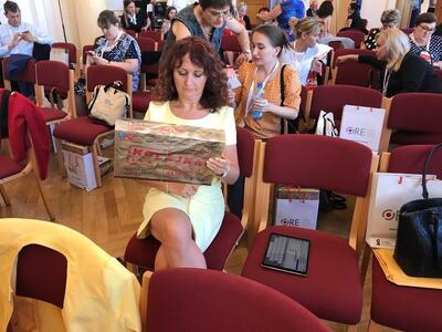 Uczestnicy Zjazdu otrzymali materiały edukacyjne IPN. Fot. Teresa Szramek