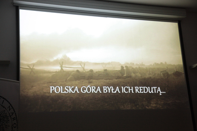 „Polska góra była ich redutą… Kostiuchnówka 1916” – film i rozmowa z cyklu „Powróćmy do korzeni” –  6 listopada 2018. Fot. Piotr Życieński (IPN)