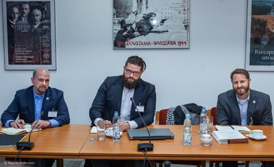 Przedstawiciele agencji Departamentu Obrony USA z wizytą w IPN – 14 stycznia 2019. Fot. Marcin Jurkiewicz (IPN)