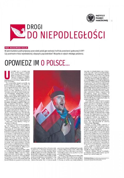 Drogi do Niepodległości – „Rzeczpospolita – Plus Minus”, 24–25 listopada 2018