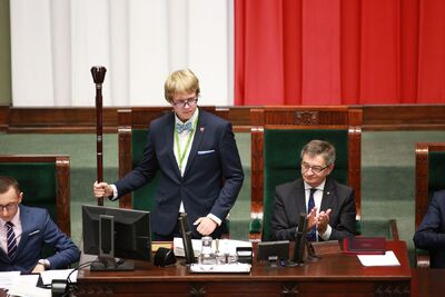 XXIV sesja Sejmu Dzieci i Młodzieży. Fot. Kancelaria Sejmu / Krzysztof Białoskórski