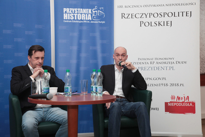 Z cyklu „Tajemnice wywiadu” dyskusja „Wywiady państw komunistycznych wobec Polski” – Warszawa, 13 marca 2019. Fot. Piotr Życieński (IPN)