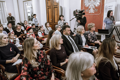 Prezentacja pakietu edukacyjnego dla Polonii i Polaków z zagranicy „Dawniej to było” – 10 marca 2019. Fot. Sławek Kasper (IPN)