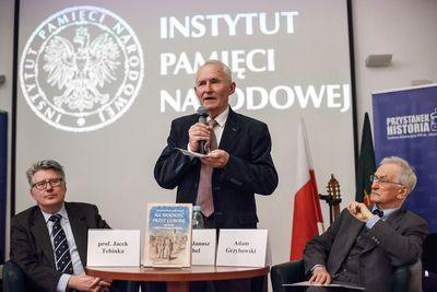 Prezentacja książki Adama Grzybowskiego i Jacka Tebinki „Na wolność przez Lizbonę...” – Warszawa, 9 maja 2019. Fot. Sławek Kasper (IPN)
