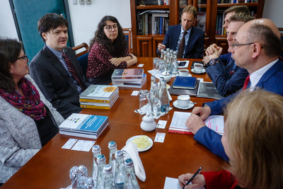 Wizyta przedstawicieli Platformy Europejskiej Pamięci i Sumienia w IPN – 22 maja 2019. Fot. Sławek Kasper (IPN)