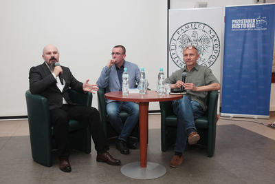 Dyskusja „Cinkciarze, »szara strefa«, przestępczość a transformacja ustrojowa” – Warszawa, 22 maja 2019. Fot. Piotr Życieński (IPN)