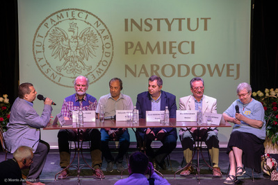 Debata historyczna na temat „Solidarności” w Teatrze Kamienica – Warszawa, 3 czerwca 2019. Fot. Marcin Jurkiewicz (IPN)