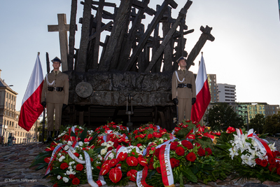 Uroczystość ku czci ofiar „operacji polskiej” NKWD – 11 sierpnia 2019. Fot. Marcin Jurkiewicz (IPN)