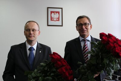 Dr Łukasz Kamiński i dr Jarosław Szarek – prezes IPN