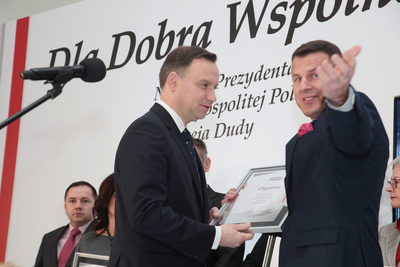 Gala II edycji Nagrody Prezydenta RP „Dla Dobra Wspólnego” – 9 listopada 2017. Fot. Piotr Życieński (IPN)