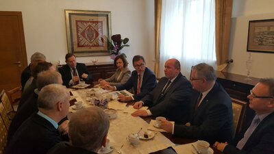 Spotkanie w Konsulacie RP w Grodnie z przedstawicielami organizacji polskich działających na Grodzieńszczyźnie