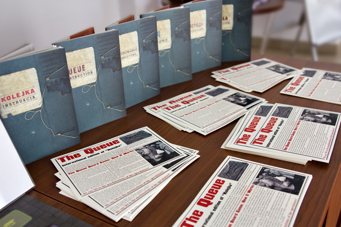 Reception of the IPN's Educational Center stocked with press materials