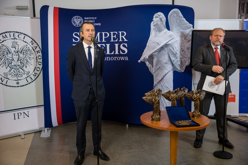 The laureates of the "Semper Fidelis Prize , 3 November 2020; photo by Sławek Kasper IPN