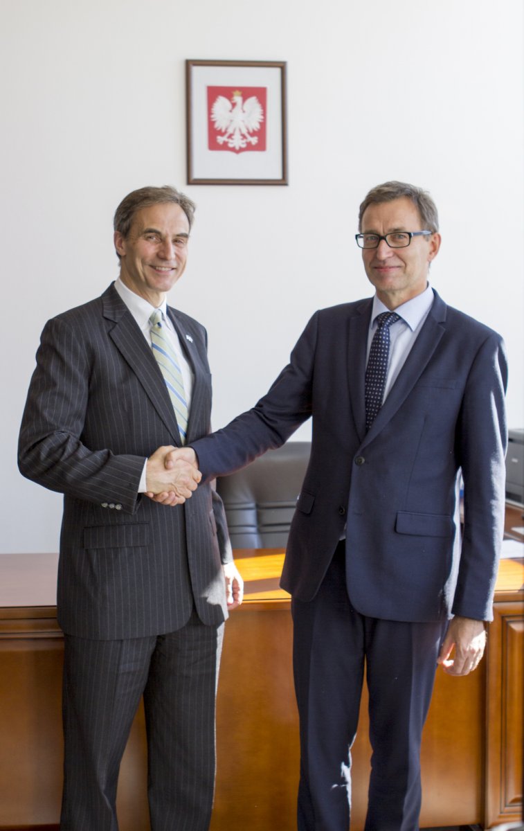US Ambassador Paul W. Jones and the President of IPN dr Jarosław Szarek