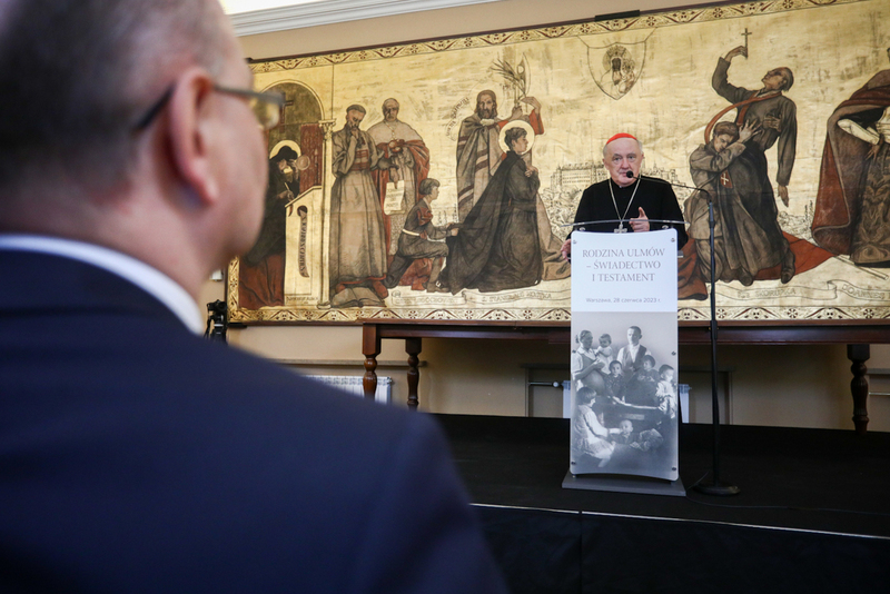 Testimony and the Legacy of the Ulma family conference – Warsaw, 28 June 202; photo: S. Kasper (IPN)