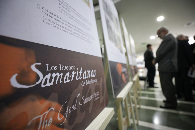 The IPN "The Good Samaritans from Markowa" exhibition presented in Rosario, Argentina – 14 September 2023; photo: M. Bujak (IPN)