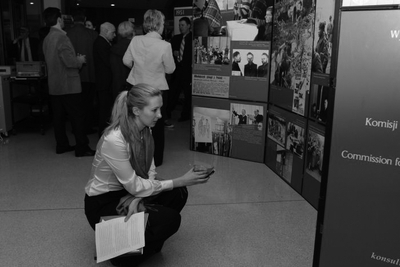 At the exhibition