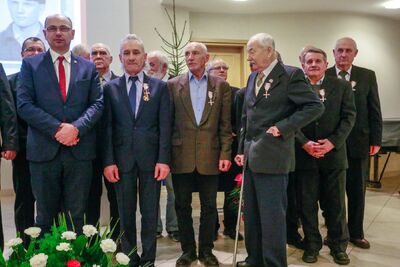Uroczystość wręczenia Krzyży Wolności i Solidarności – Elbląg, 18 grudnia 2017. Fot. Sławomir Kasper (IPN)