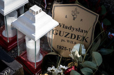 Pogrzeb śp. Władysława Guzdka ps. „Wilk” – Czechowice-Dziedzice, 21 marca 2024. Fot.: IPN K. Łojko