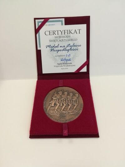 Medal Wojewody Świętokrzyskiego dla Delegatury IPN w Kielcach