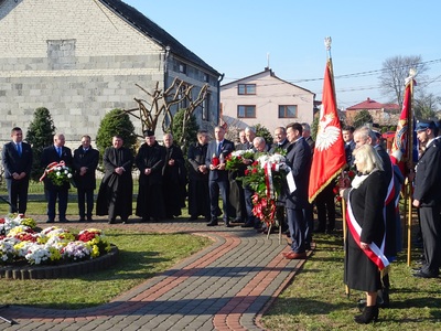 Uroczyste obchody 40. rocznicy powołania Komitetu Samoobrony Chłopskiej Ziemi Rzeszowskiej.