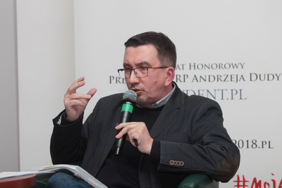 Dyskusja „Okupacyjna Warszawa. Porządek – bezpieczeństwo – demoralizacja” – Warszawa, 21 marca 2019. Fot. Piotr Życieński (IPN)