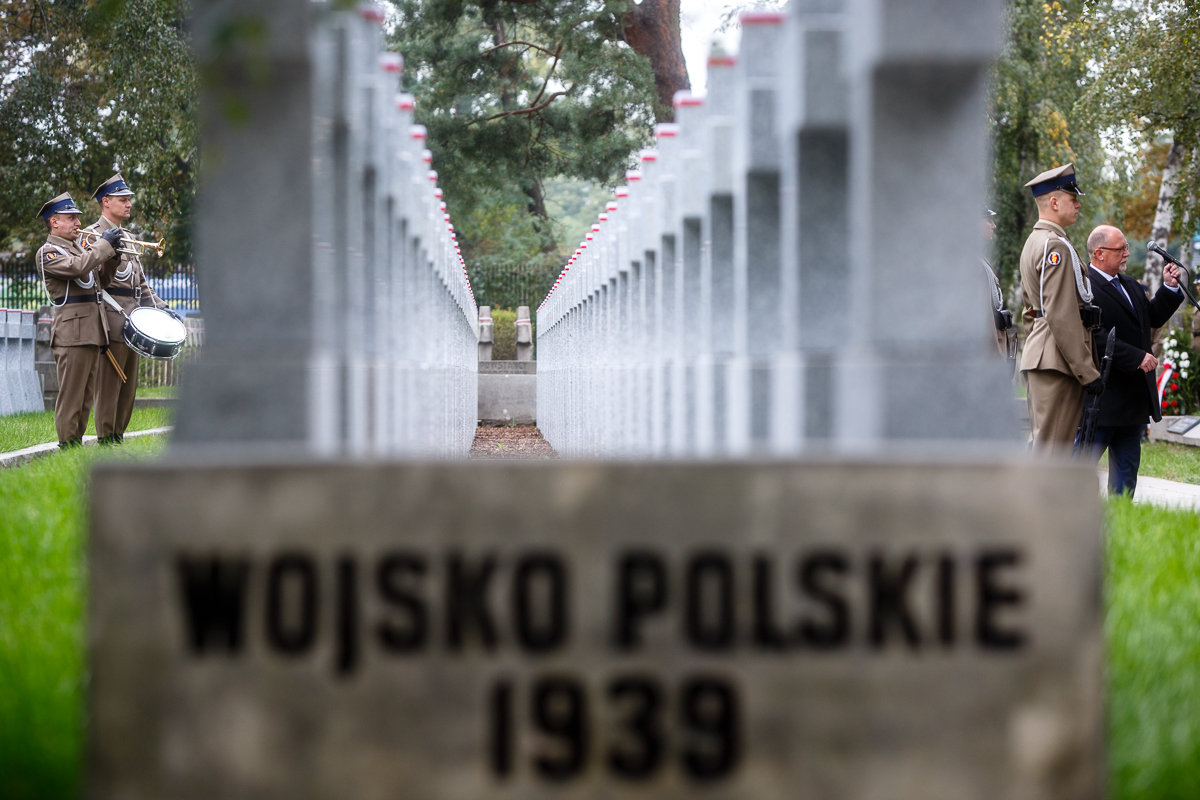 Poświęcenie kwatery wojennej żołnierzy Wojska Polskiego – Warszawa, 24 września 2019. Fot. Sławek Kasper (IPN)