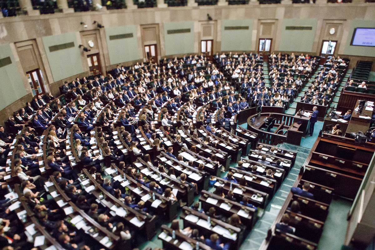 XXV sesja Sejmu Dzieci i Młodzieży – Warszawa, 1 czerwca 2019. Fot. Sławek Kasper (IPN)