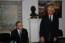 Prezes IPN dr Łukasz Kamiński i prezes Zarządu Głównego ŚZŻAK Stanisław Oleksiak