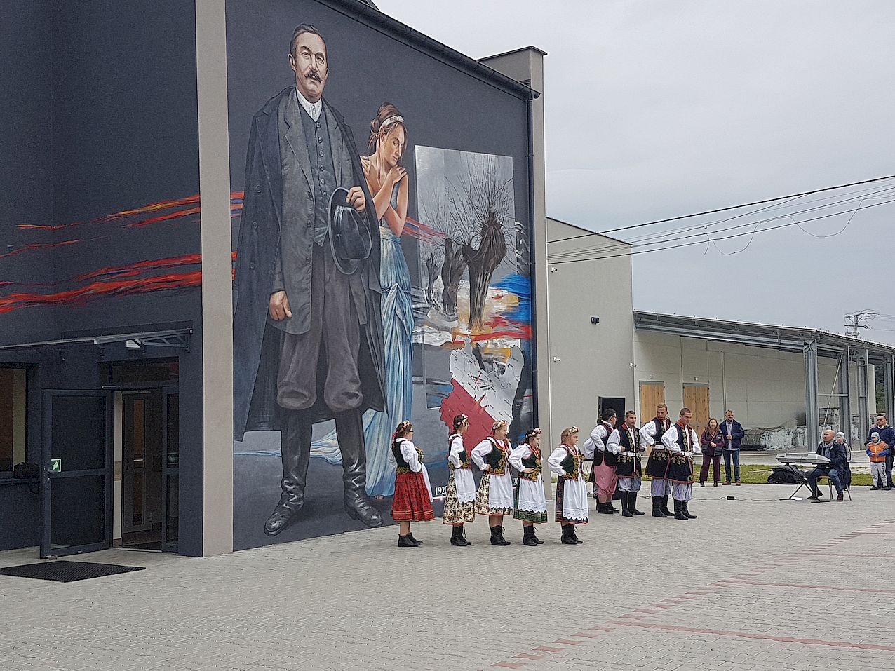 Odsłonięcie muralu w Wierzchosławicach – 25 września 2019