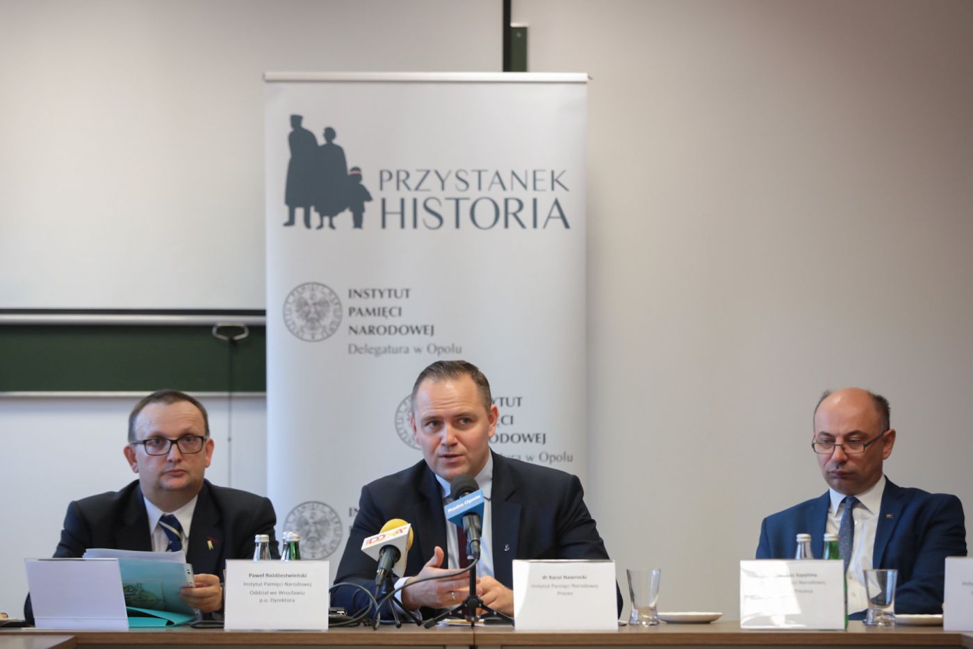 Spotkanie prezesa IPN dr. Karola Nawrockiego w Delegaturze IPN w Opolu – 10 września 2021. Fot. Mikołaj Bujak (IPN)