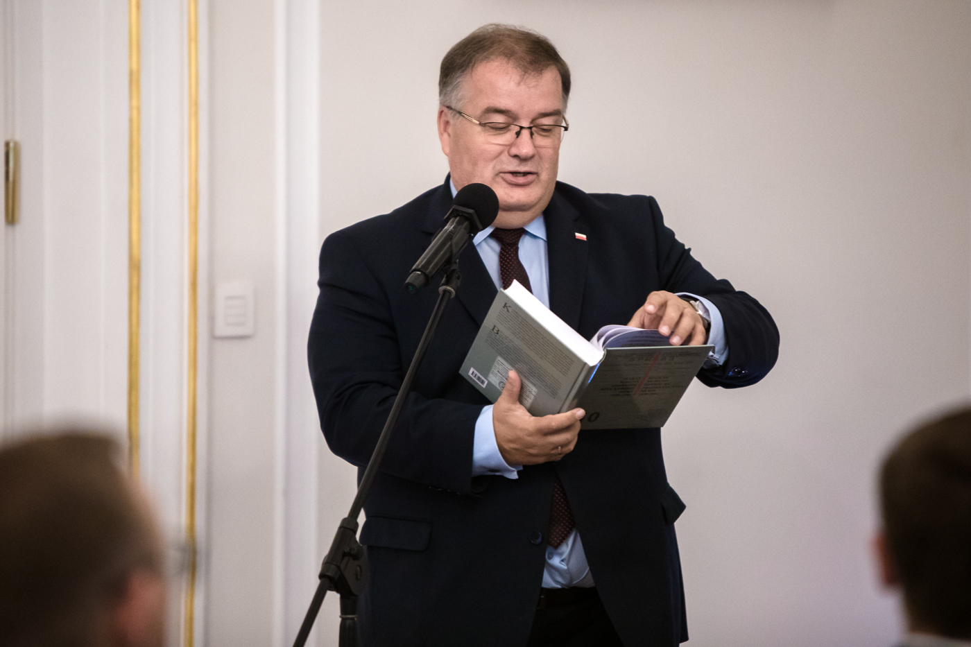 Andrzej Dera, sekretarz stanu w Kancelarii Prezydenta RP – Warszawa, 14 września 2021. Fot. Sławek Kasper (IPN)