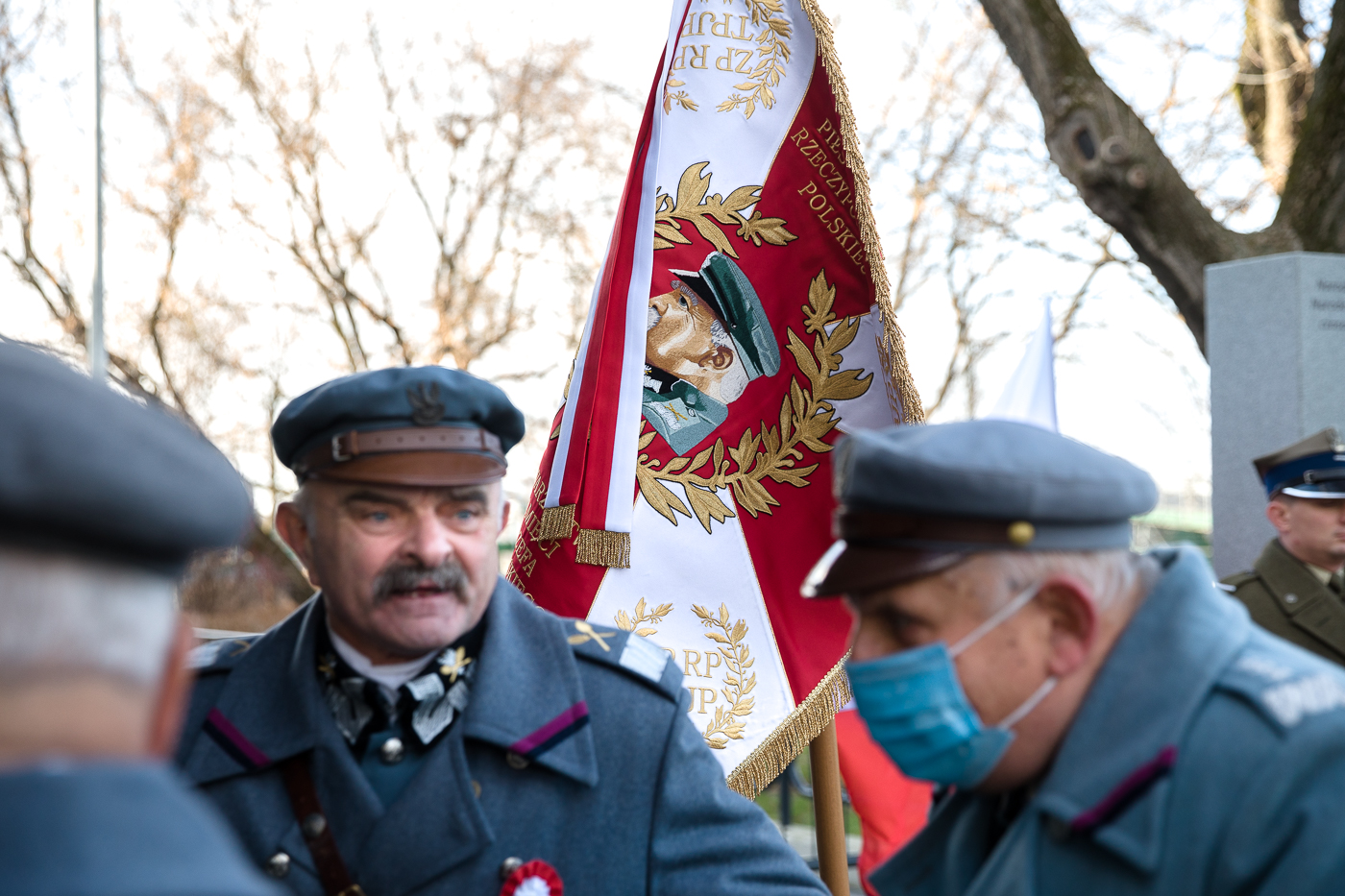 Uroczystości z okazji 154.rocznicy urodzin marszałka Józefa Piłsudskiego – Warszawa, 3 grudnia 2021. Fot. Sławek Kasper (IPN)