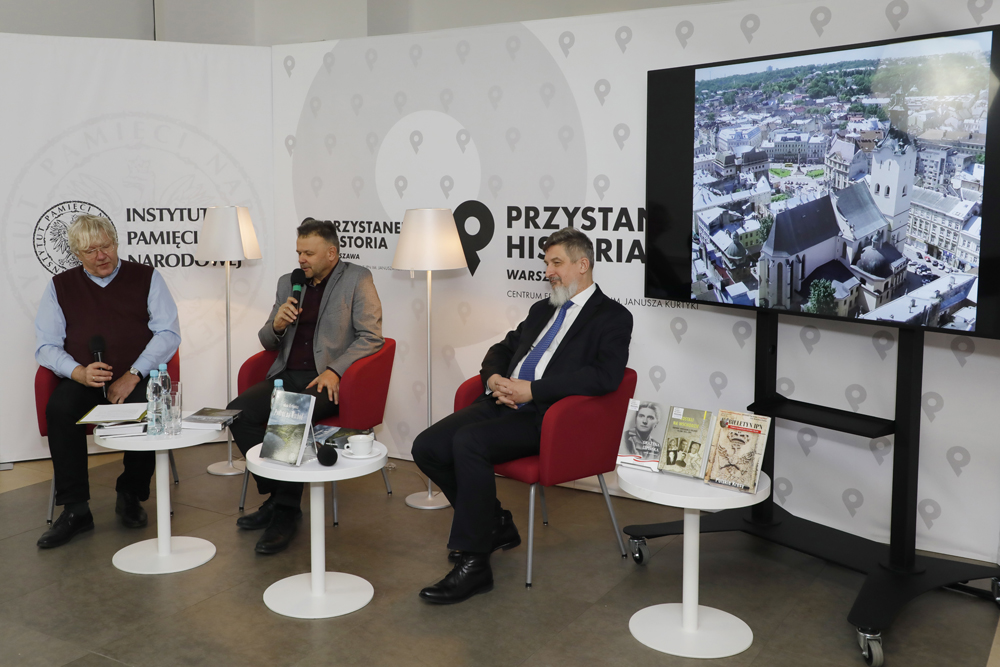 Dyskusja o książce „Podróż na Wschód” – Warszawa, 8 grudnia 2021. Fot. Piotr Życieński (IPN)