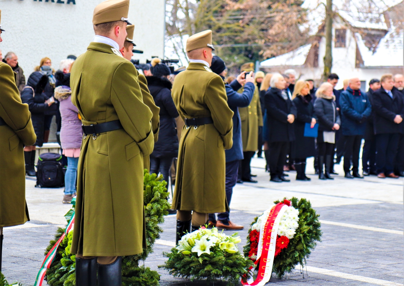 Uroczystość odsłonięcia pomnika rotmistrza Witolda Pileckiego w Balatonboglár