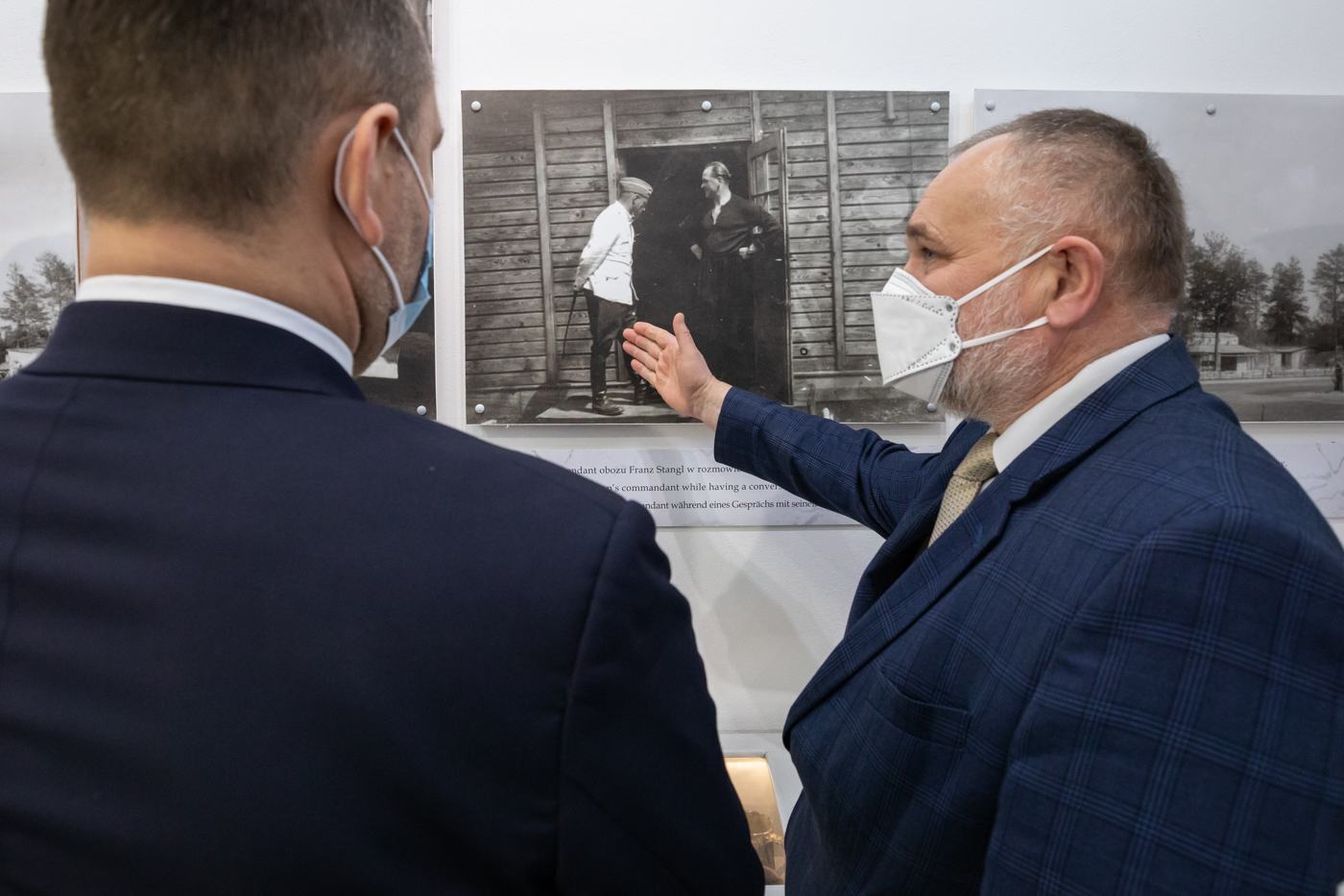 Wizyta przedstawicieli IPN w Muzeum Treblinka – 27 stycznia 2022. Fot. Mikołaj Bujak (IPN)