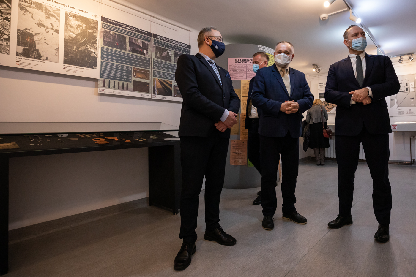 Wizyta przedstawicieli IPN w Muzeum Treblinka – 27 stycznia 2022. Fot. Mikołaj Bujak (IPN)