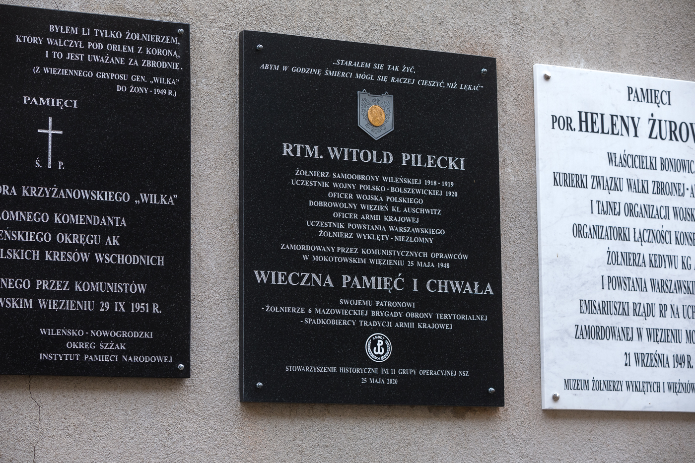 Obchody 74. rocznicy śmierci rtm. Witolda Pileckiego na Rakowieckiej – Warszawa, 25 maja 2022. Fot. Sławek Kasper (IPN)